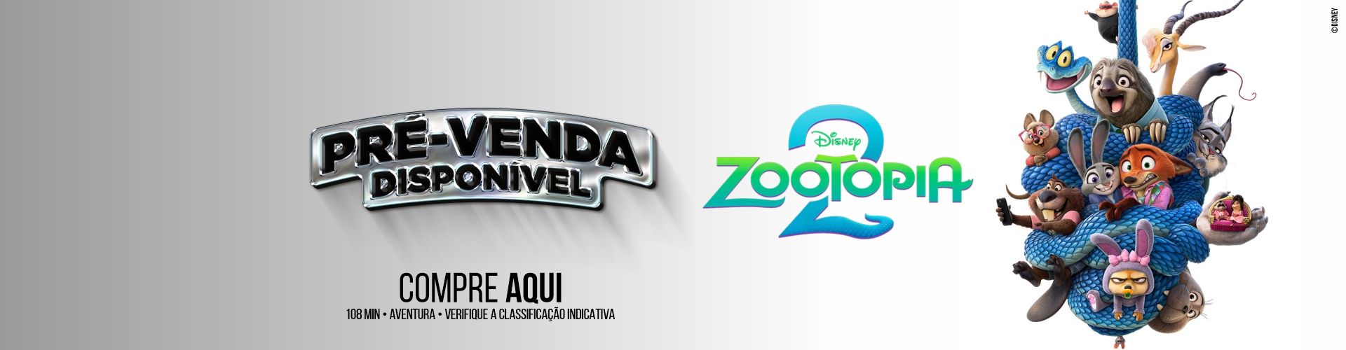 ZOOTOPIA 2 - PRÉ VENDA