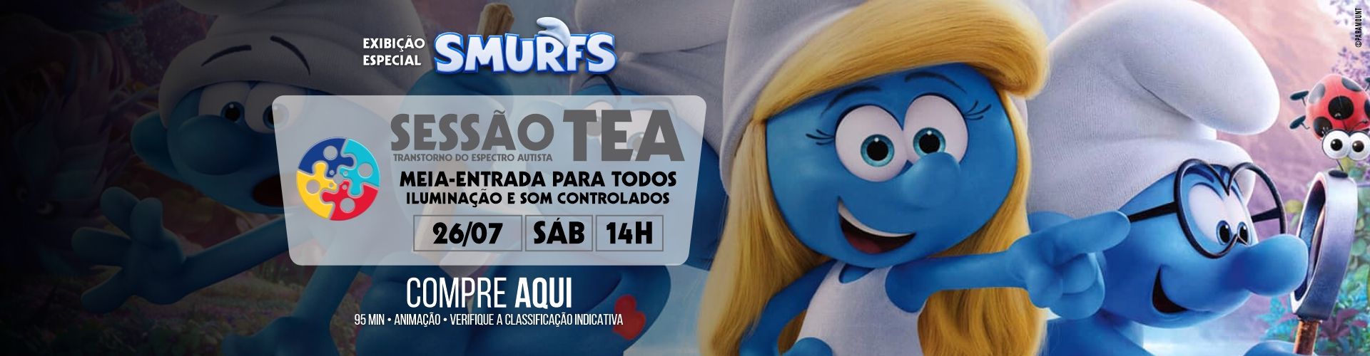 SMURFS 2 - SESSÃO TEA